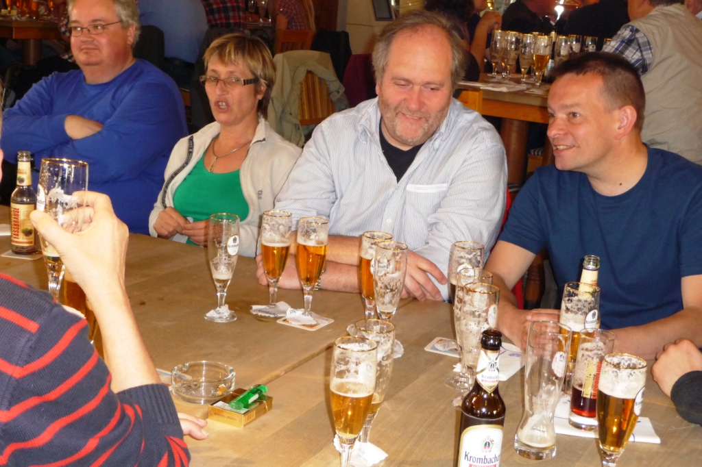 Gesprch in der Seminarpause