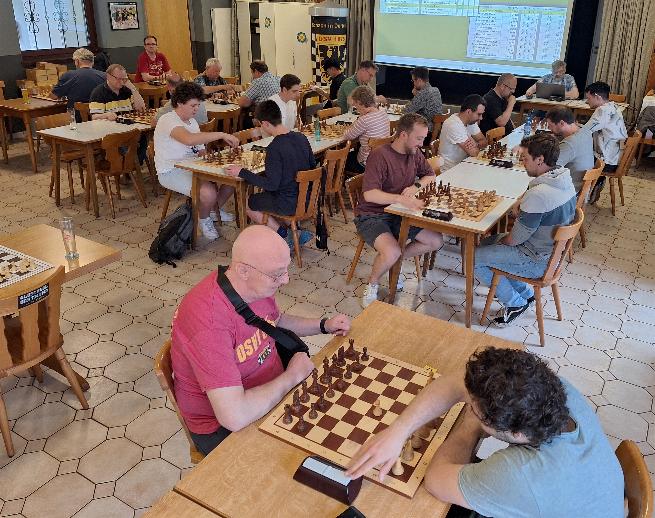 Blick in den Turniersaal