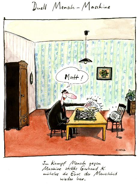 Karikatur von Burkhardt Fritsche, Kln, aus: Coolibri April 2011. Zum Vergrern bitte anklicken