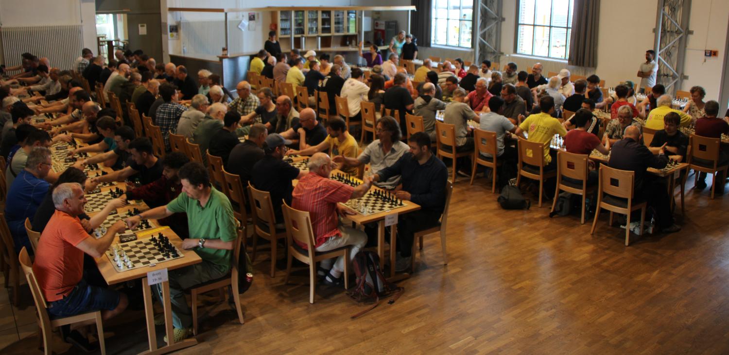 Spielsaal Schnellschachturnier