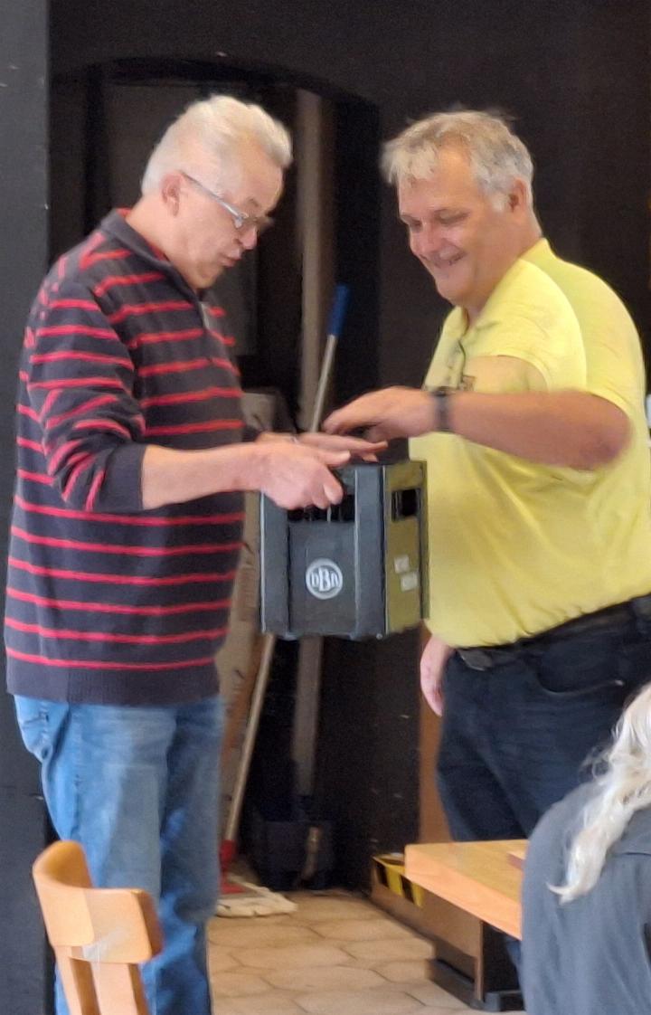 Ehrung Klaus-Peter für 25 Jahre Mitgliedschaft