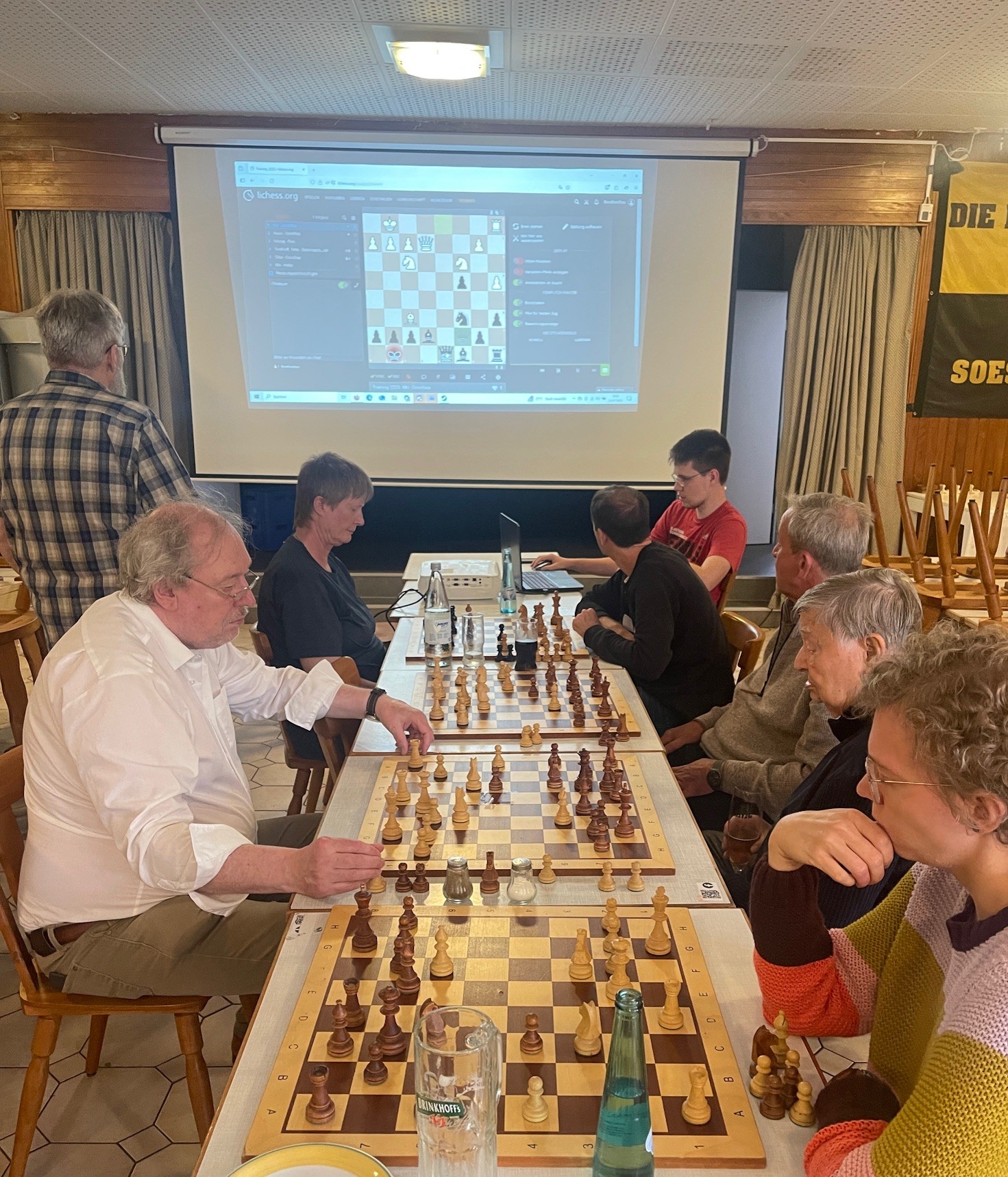 Sommertraining im Vereinsheim