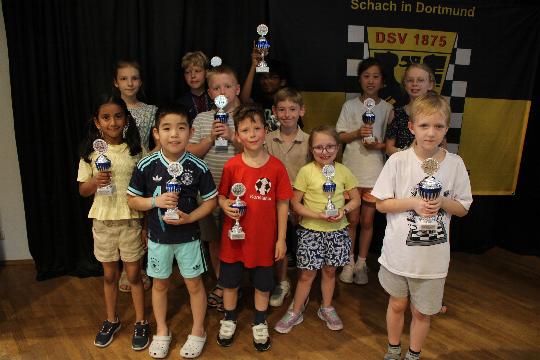 Sieger in der U08, U10, U12