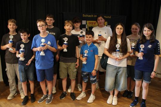 Sieger in der U14, U16, U18